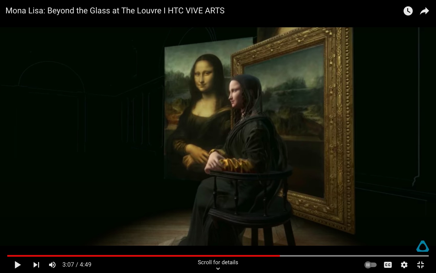 A video about the creation of the Louvre’s VR experience *Mona Lisa: Beyond the Glass*. Includes interviews with The Louvre’s curators and Emissive VR programmers about the creative and technical process of creating the VR experience. The video interweaves these interviews with footage from programmers working on the project and footage of the final product.
