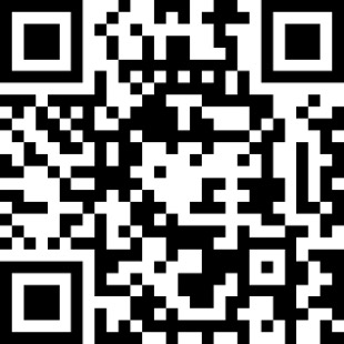 Black and white QR code which leads to https://corcoran.gwu.edu/museum-studies.